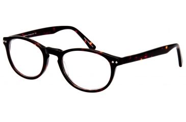 Image of Sightline O'Malley Progressive Prescription Eyeglasses, Demi Amber Frame, SLPOMALLEYDEMI100PR