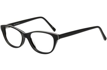 Image of Sightline Taylor Progressive Prescription Eyeglasses, Black Frame, SLPTAYBK100PR