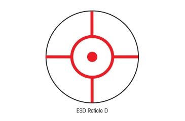 Image of Sightron S33 Red Dot 1x33mm Four Reticle Handgun Scope/Electronic Sighting, Matte Black, 40008