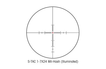 Image of Sightron S-TAC 30mm Rifle Scope, 1-7X24IRMH, 26000