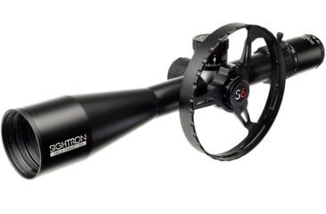 Image of Sightron S6 10-60x56mm ED FT Rifle Scope, 34mm Tube, Second Focal Plane, MH-FT Reticle, Wheel Bundle, Matte Black, 66007