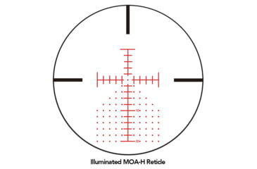 Image of Sightron SIII PLR Rifle Scope, 10-50x60mm, Zero Stop, MOA-H 24X IR Reticle, Black, Medium, 28006