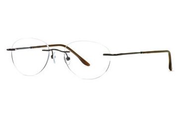 Image of Calligraphy Collections Techno SESC TECH00 Single Vision Prescription Eyewear - Brown SESC TECH004940 BN