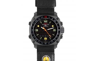 Image of Silencer 44.5mm Grey Steel Case, Ballistic Velcro II Band