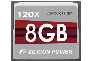 Image of Silicon Power Compact Flash 120X Hi-Speed Memory Card SP008GBCFC120V10