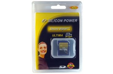 Image of Silicon Power Secure Digital 45X 2GB Memory Card SP002GBSDC045V10