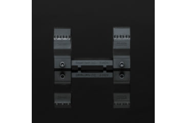 Image of Silverback Airsoft Desert Tech Scope Mount Replica 34mm, w/ 30/24mm Adapters, Black, SBA-SMT-01