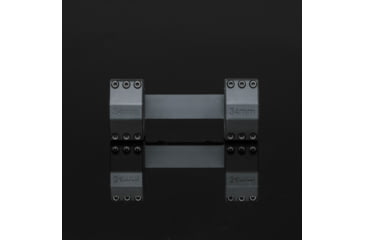 Image of Silverback Airsoft Desert Tech Scope Mount Replica 34mm, w/ 30/24mm Adapters, Black, SBA-SMT-01