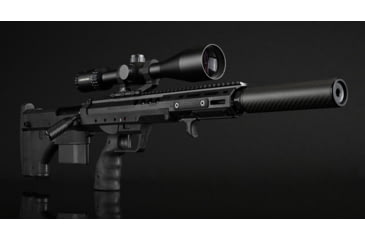 Image of Silverback Airsoft Desert Tech SRS A2/M2 Covert Air Gun, For Left Handed Shooters, Black, 16, SBA-BLT-13BK-L