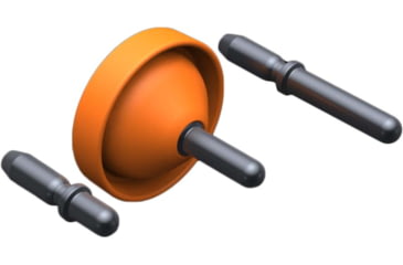 Image of Silverback Airsoft SRS Piston Cup w/ Air Brake, Black/Orange, SBA-BPS-15