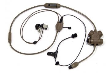 Image of Silynx Clarus Headset, w/ CA0128-09 adaptor cable, Tan CLAR-T-H-001