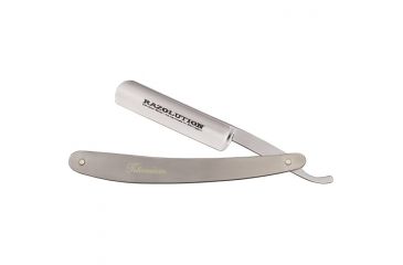 Image of Simba Tec Razolution Straight Folding Knife,3in,Razor Blade,Titanium Handle SBT88251