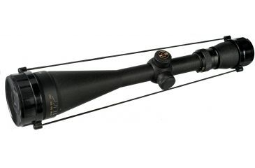Image of Simmons 6.5-20x50 Black Granite Rifle Scope 800067 with lens caps attached