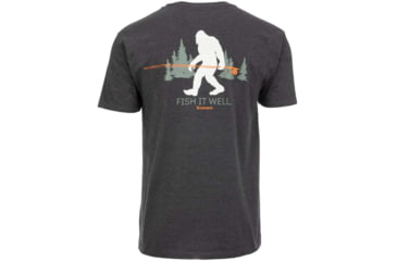 Image of Simms Fishing Products Sasquatch T-Shirt - Men's, Charcoal Heather, Small, sasquatch-t-shi