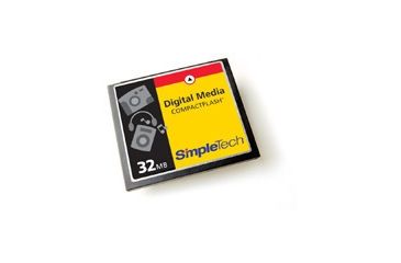 Image of SimpleTech Compact Flash 32MB Card Shipping