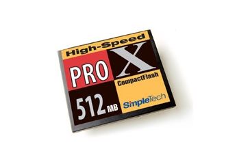 Image of SimpleTech ProX Compact Flash 512MB Card Shipping