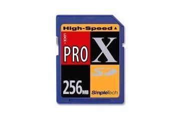 Image of SimpleTech High-speed ProX Secure Digital (SD) 256MB Memory Card