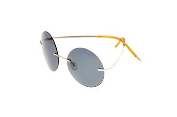 Image of Simplify Christian Polarized Sunglasses, Gold/Blue, One Size, SSU114-GD