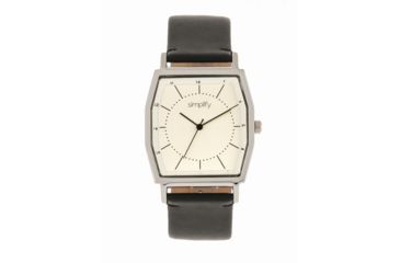 Image of Simplify The 5400 Leather-Band Watch, Silver/Black, SIM5401
