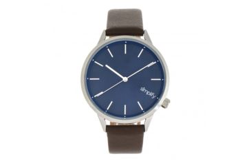 Image of Simplify The 6700 Series Watch, Brown/Silver, One Size, SIM6704