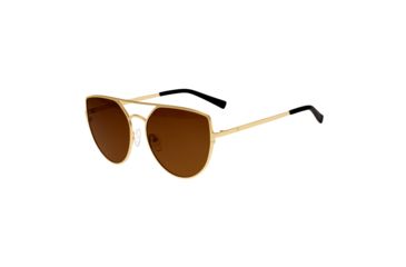 Image of Sixty One Sunglasses Boar Polarized Sunglasses, Gold/Brown, One Size, SIXS144BN