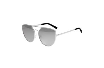 Image of Sixty One Sunglasses Boar Polarized Sunglasses, Silver/Silver, One Size, SIXS144SL