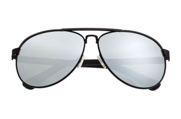 Image of Sixty One Sunglasses Wreck Polarized Sunglasses - Unisex, Black/Silver, One Size, SIXS107BK