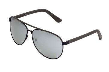 Image of Sixty One Sunglasses Wreck Polarized Sunglasses - Unisex, Black/Silver, One Size, SIXS107BK