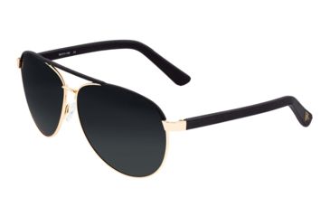Image of Sixty One Sunglasses Wreck Polarized Sunglasses - Unisex, Gold/Black, One Size, SIXS107GD