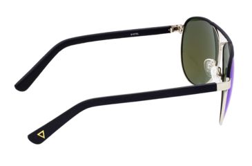 Image of Sixty One Sunglasses Wreck Polarized Sunglasses - Unisex, Silver/Blue, One Size, SIXS107SL