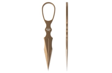 Image of Skallywag Tactical D2 Dagger Fixed Blade Knife, 2.5 in, D2, Dagger Blade, Tan, D2 Dagger-Tan