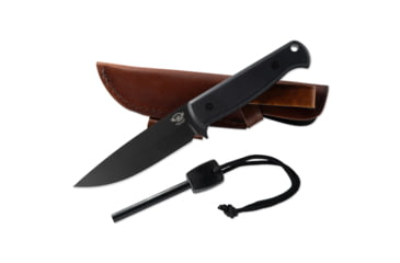 Image of Skallywag Tactical Wanderer Fixed Blade Knife, 4.75 in, 154CM, Straight Back Blade, G10 Handle, Black, Wanderer-Black
