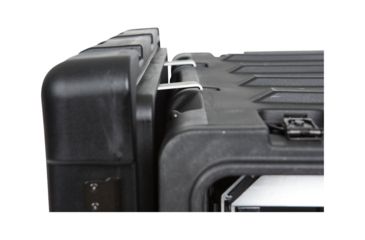 Image of SKB Cases 4U Removable Shock Rack, Rackable Depth 20in, Black, 24in x 19in x 7in 3RR-4U20-22B