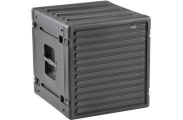 Image of SKB Cases 12U Space Roto Molded Rack, Black, 25 in. X 24 in. X 24 in. 1SKB-R12U
