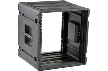 Image of SKB Cases 12U Space Roto Molded Rack, Black, 25 in. X 24 in. X 24 in. 1SKB-R12U