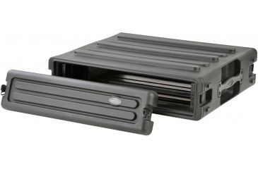 Image of SKB Cases 2U Space Roto Molded Rack, Black, 23 in. X 23 in. X 6 1/2 in. 1SKB-R2U