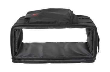 Image of SKB Cases 3U Soft Rack Case w/Steel Rails, Heavy Duty zippers, Outer pocket, Shoulder straps, Black, 17.5in x 20.75in x 8.75in 1SKB-SC193U