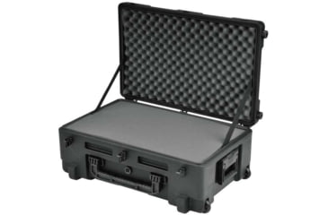Image of SKB Cases Cases Roto Mil-Std Waterproof Case 10 Deep with wheels &amp; pull handle 28 x 17 x 10, Cubed Foam, 3R2817-10B-CW