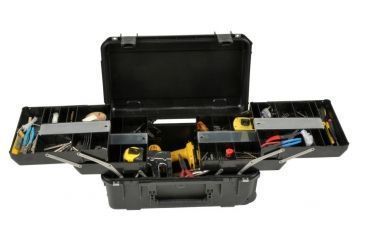 Image of SKB Cases iSeries 2011-7 Waterproof Utility Case w/ Tool Trays, Black, 23 1/4&quot; x 14 3/4&quot; x 9 1/2&quot; 3i-2011-7B-TR