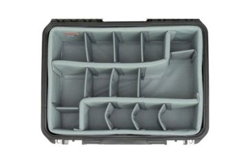 Image of SKB Cases iSeries Case w/Think Tank Designed Photo Dividers, Black, 17.5in x 12in x 6in 3i-1813-7DT