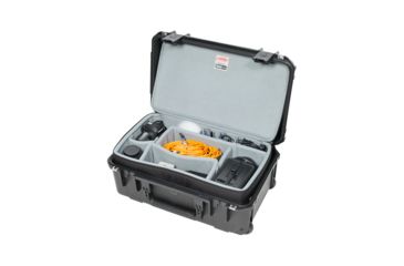 Image of SKB Cases iSeries Case w/Think Tank Designed Zippered, Removeable Divider interior, Black, 19.5in x 10.5in x 7in 3i-2011-7DZ