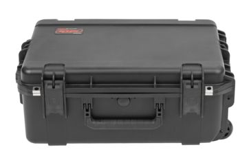 Image of SKB Cases iSeries Waterproof Utility Case with Wheels and Cubed Foam, Black, 22in x 15.5in x 8in 3I-2215-8B-C