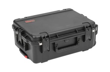 Image of SKB Cases iSeries Waterproof Utility Case with Wheels and Cubed Foam, Black, 22in x 15.5in x 8in 3I-2215-8B-C