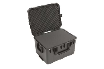 Image of SKB Cases Mil-Std Waterproof Case 14in. Deep (w/ cubed foam, wheels &amp; pull handle) 23 x 17 x 14 3I-2317-14B-C