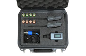 Image of SKB Cases Mil Std. Waterproof Sennheiser SW Wireless Mic Case, Black, 10 3/4 x 9 3/4 x 9 3/4 3I0907-4-SWK