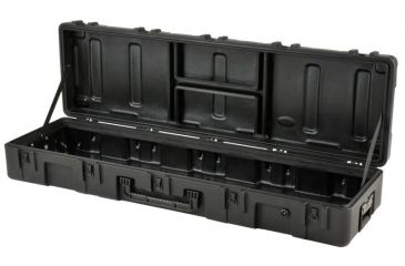 Image of SKB Cases R Series 6416-8 Waterproof Utility Case with Wheels, Black, 64 3/4" x 18 1/4" x 10" 3R6416-8B-EW