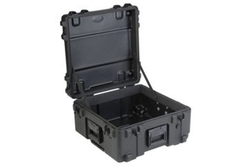 Image of SKB Cases Roto Mil-Std Waterproof Case, 22x22x12in - No Foam Pull Handle, Wheels 3R2222-12B-EW