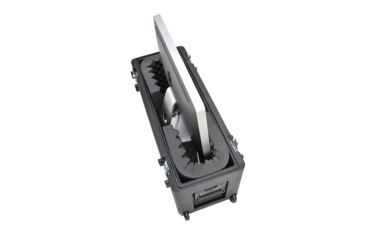 Image of SKB Cases Roto Molded LCD screen case with universal convoluted foam insert, tow handle and wheels, fits 20 to 26 screens 3SKB-2026