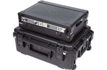 Image of SKB Cases Seres Case Wth Removeable 2U Injecton Molded 13in Deep Rack Cage, Tsa Latches, Wheels, 3I-2215M82U