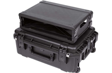 Image of SKB Cases Seres Case Wth Removeable 2U Injecton Molded 13in Deep Rack Cage, Tsa Latches, Wheels, 3I-2215M82U
